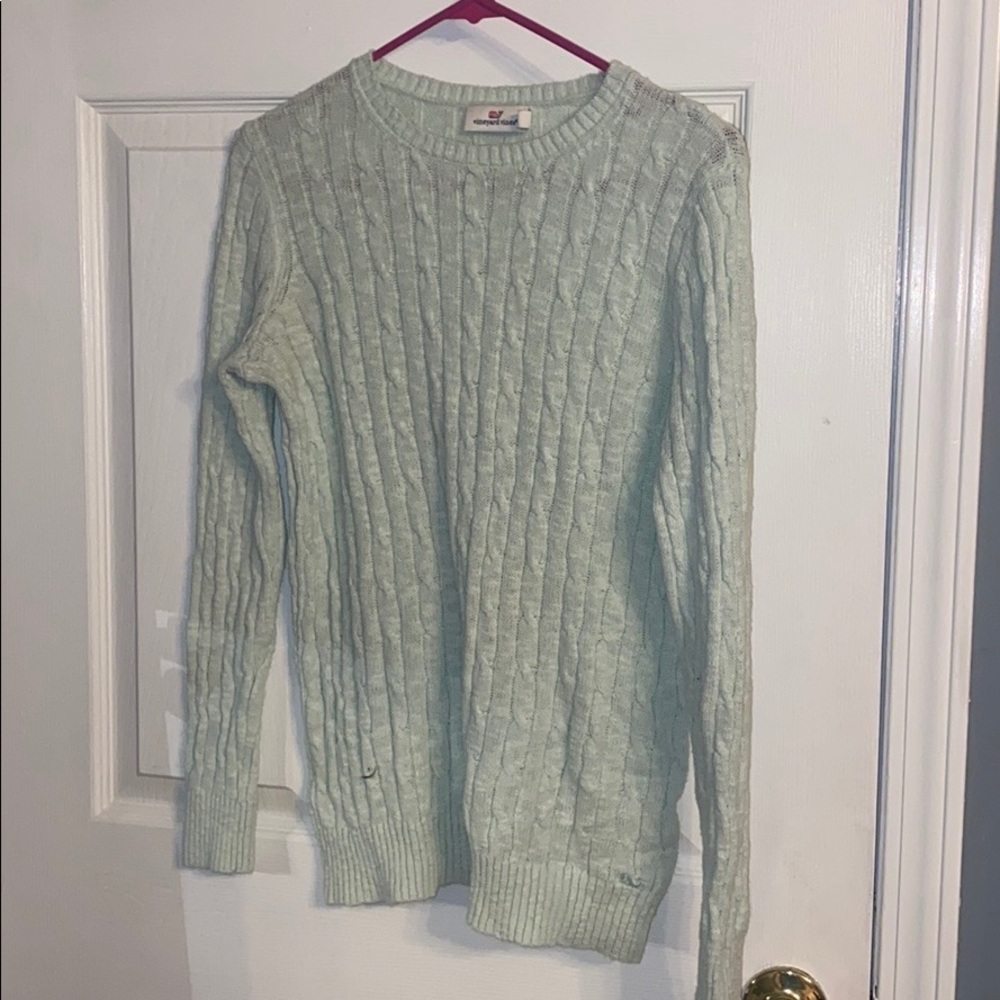 Cable knit sweater